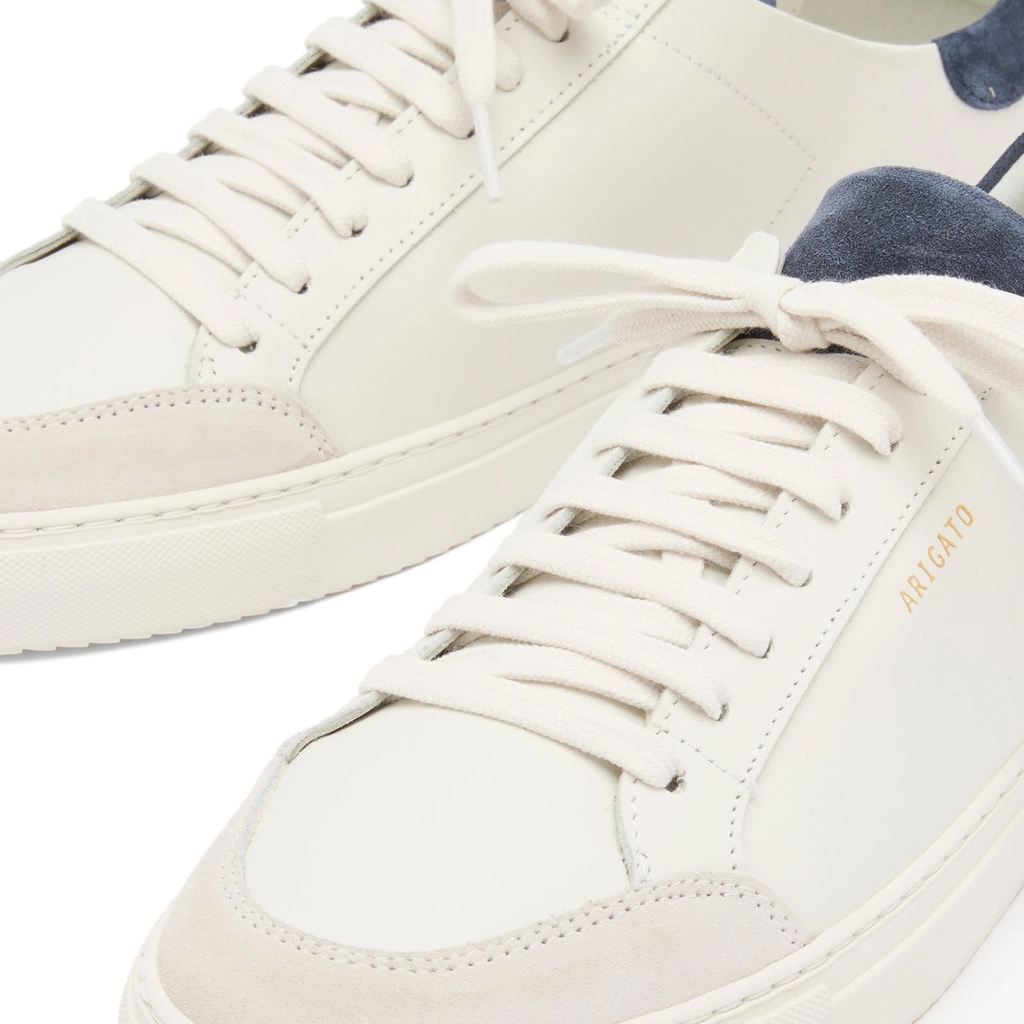 Axel Arigato Men's Clean 90 Triple Sneaker Off White/Dark Blue